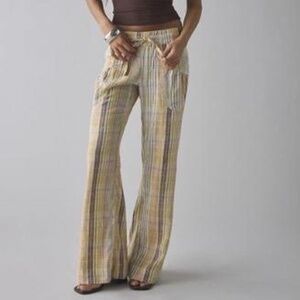 Urban Outfitters Women's Plaid Linen Pant size S